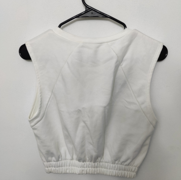 Zara crop top sleeveless white size S - Picture 2 of 2